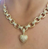 Heart Zircon Necklace