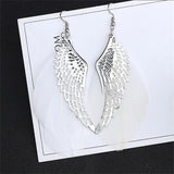 Angel Feather long Earrings
