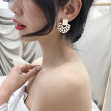 Vintage Pearl Dangle Earrings