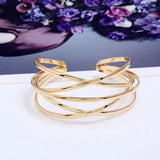 Geometric Cuff Bangle