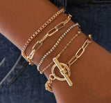 Elegant 5 Bracelets Set