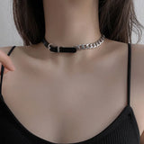 Punk Leather Choker