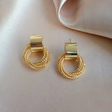 Multi-layer Circle Small Stud Earrings