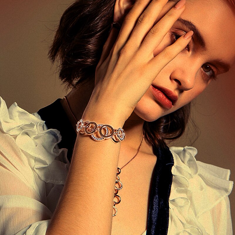 Viennois Gold Circles Bracelet Koleyova Jewelry